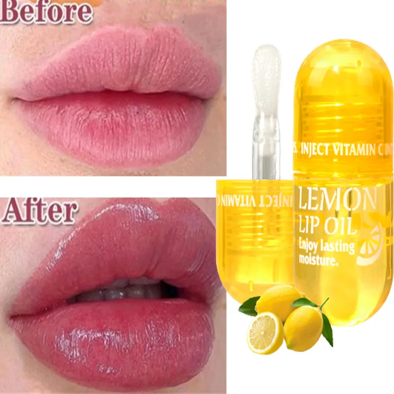 Vitamin E Lip Plumper Serum Lip Maximizer Volumizer Sexy Bigger Lips Plumping Lipstick Reduce Fine Line Moisturizing Serum Oil