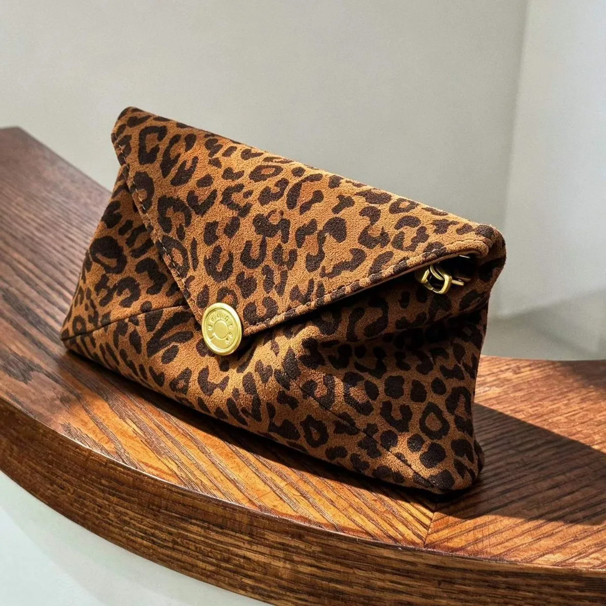 NIKI BAGS Leopard print shoulder bag Korean style fashionable classic clutch bag exquisite high-quality crossbody bag party bag