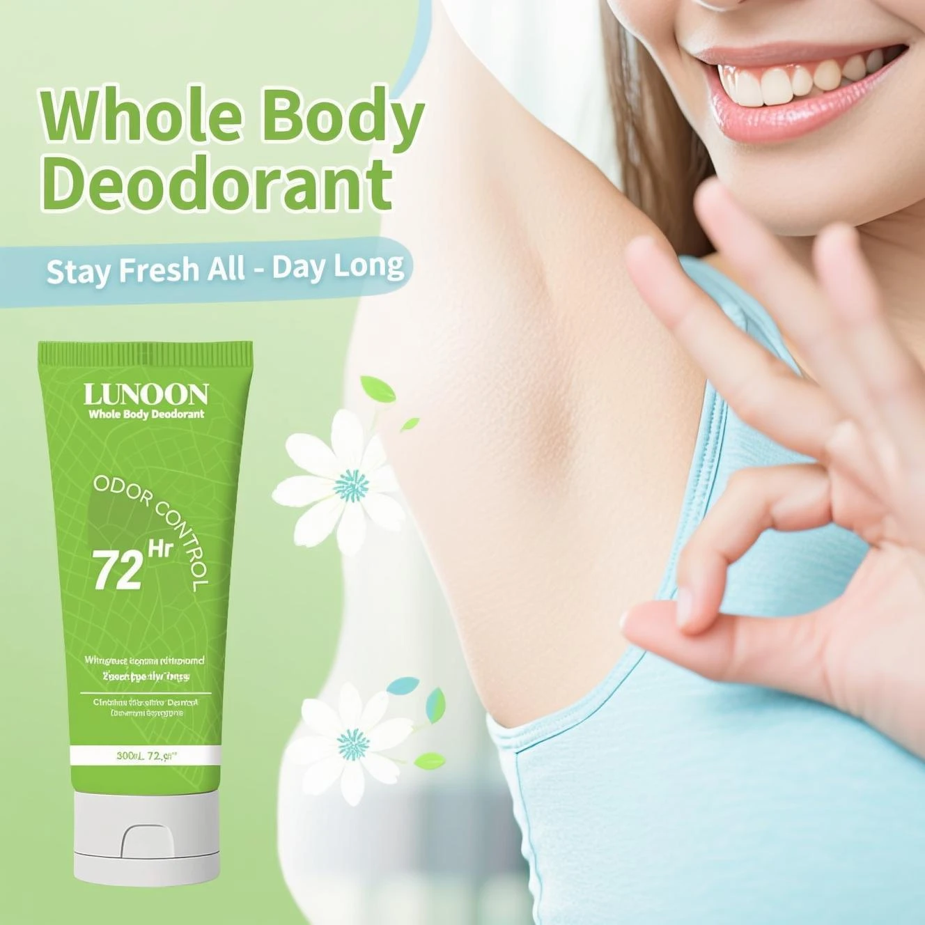 

Крем-дезодорант для всего тела 90 г — 72 часа, контроль запаха, натуральный аромат ветерина из сандалового дерева, без парабенов и алюминия для мужчин и женщин