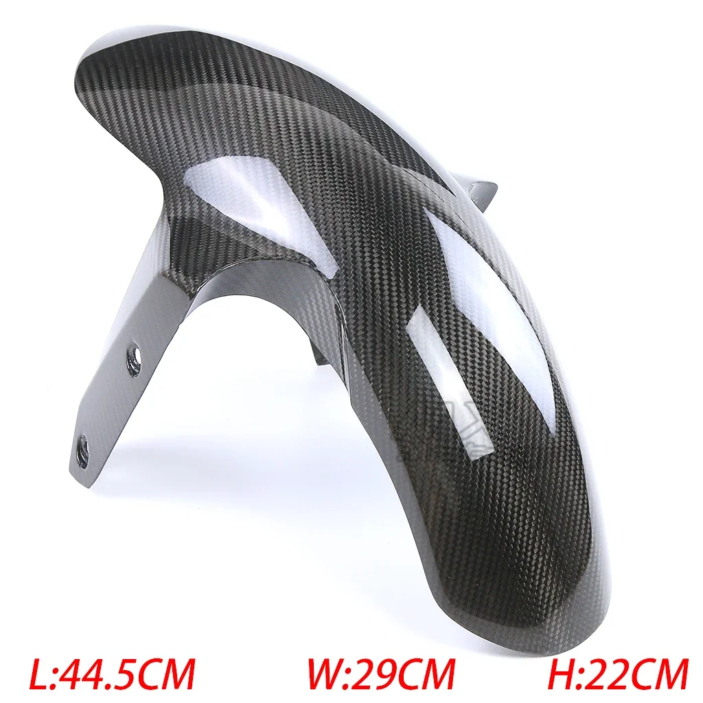 100% Carbon Fiber Front Wheel Fender Mudguard For BMW R1250RS R1250 RS 2021 2022 2023 Motorcycle Hugger Mud Splash Guard Fender