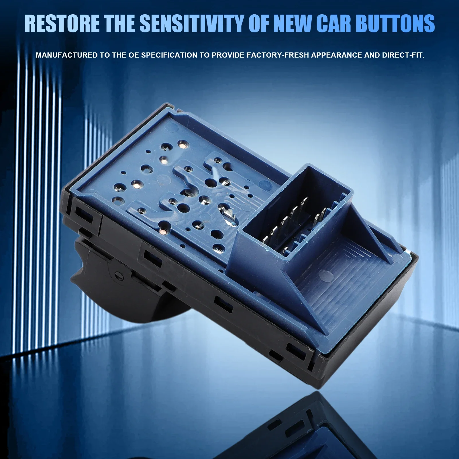 Car Front Left Power Window Switch Control Panel 735428719 for Fiat Grande Punto Dynamic Emotion 2005-2012