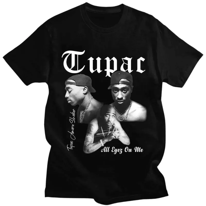 Retro Hip Hop Portrait Collage Graphic Tee for Men Breathable 100% Cotton Perfect for Summer Streetwear Style