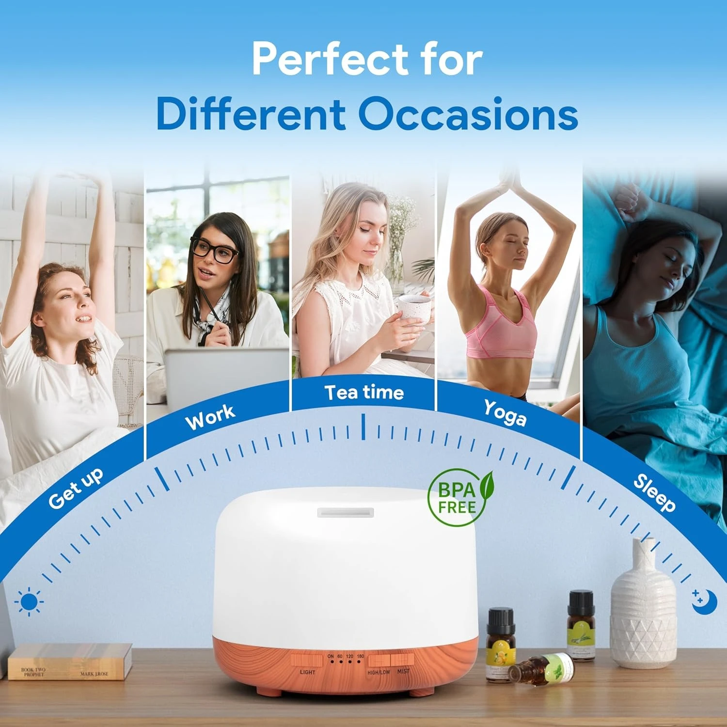 2026-new-upgrade-essential-oil-diffuser-for-home-500ml-aromatherapy-humidifier-with-remote-control-7-color-led-light