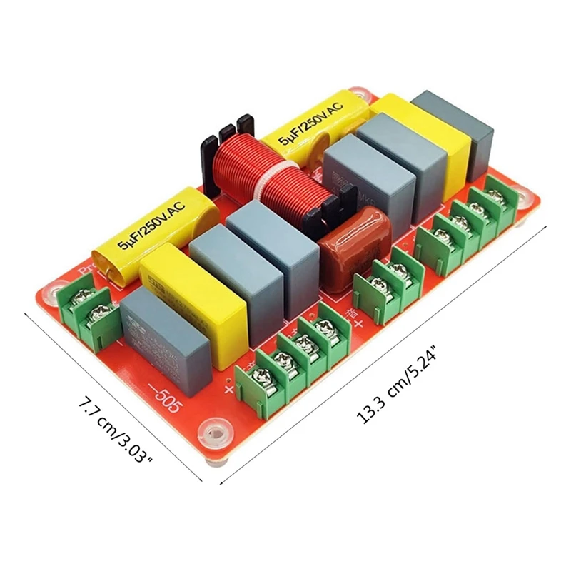 250W Crossover Module 2 High 2 Medium And 1 Low Five Crossover Hifi Hi-Fi Home Theater Audio Crossover Spare Parts Parts