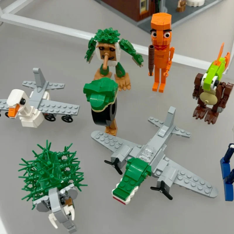 

Italian Brainrot Animals Tung Tung Tung Sahur Building Blocks Tralalelo Tralala Shark BricksToy Gift for Children Kids Blind Box