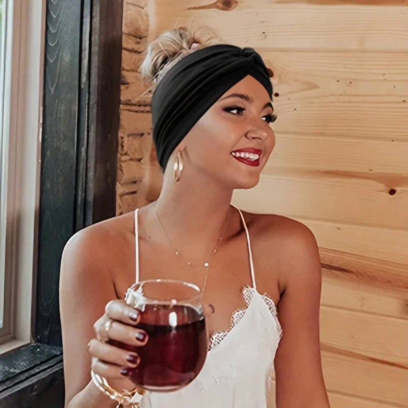 

4pcs Sports Cross Headband, Yoga Elastic Bundle Hairband, Sweat-absorbing Wide-brimmed Turban, Women's Sports Hair Accessories