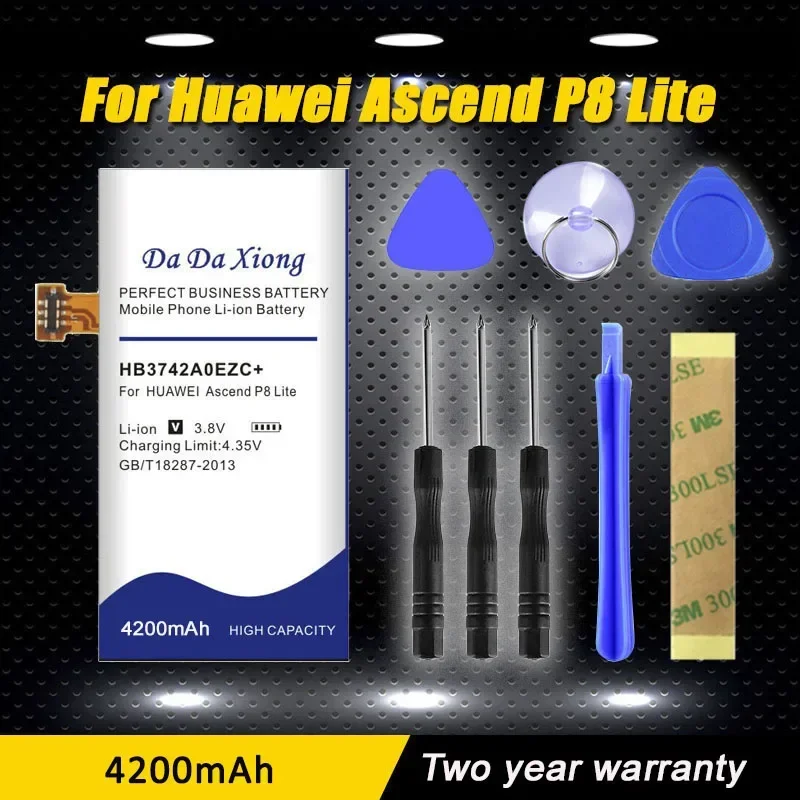 4200mAh HB3742A0EZC + аккумулятор для Huawei Ascend P8 Lite GR3 2016 TAG-L21 L22 L23 L01 L03 L13 ALE-L21 UL00