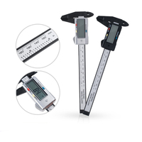 150mm 100mm Electronic Digital Caliper Carbon Fiber Dial Vernier Caliper Gauge Micrometer Measuring Tool Digital Ruler