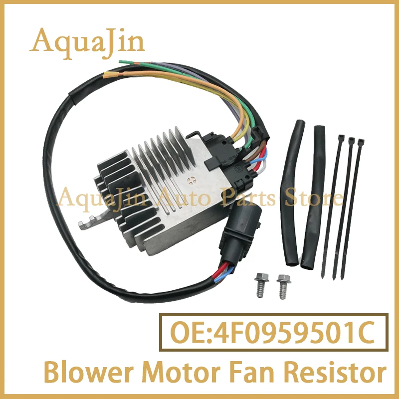 

4F0959501C Модуль вентилятора управления радиатором для Audi A6 C6 4F 2006 ~ 2011 A6 Quattro 2005 2006 ~ 2011 3.2L Подходит для OEM автомобильных аксессуаров