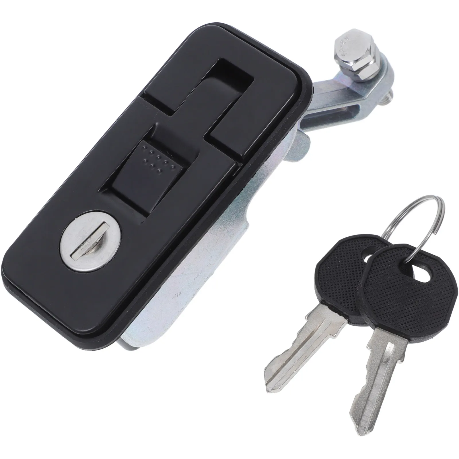 

Adjustable Compression Latch Lock Black Zinc Alloy Flat Flush Sealed Trigger Door Lock Cabinet Toolbox Marine Rv Security