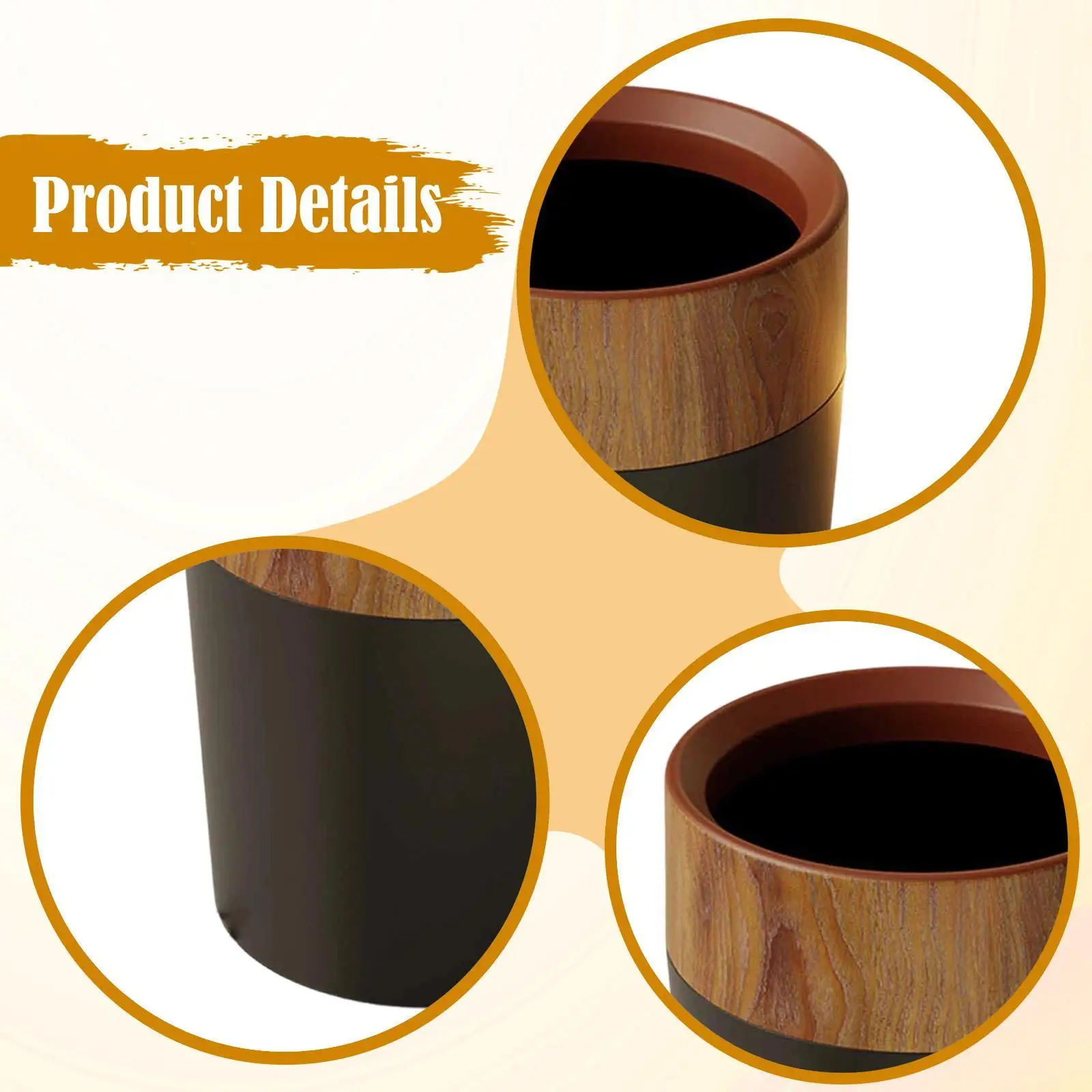 

Мусорное ведро-корзина для хранения, портативная корзина для бумаг, урна для мусора, корзина для отходов для установки под столом, в кабинете, у раковины, в автомобиле, рядом с кроватью