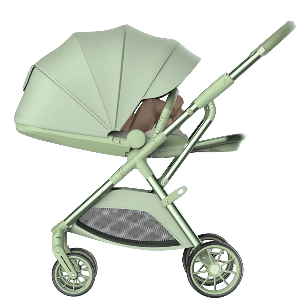 Poussettes Kinderwagen wózek unisex produkty dla dzieci wózek luksusowe duże koła składane wózki dziecięce wózek do podróży