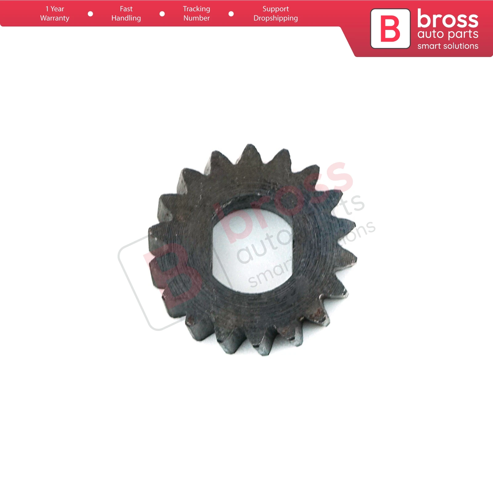 

BSR602 Sunroof Motor Cog Metal Repair Gear 18-Teeth 4B0959591, 8D0959591A for Audi A4 A6 VW Golf 4 Bora Made in Turkey