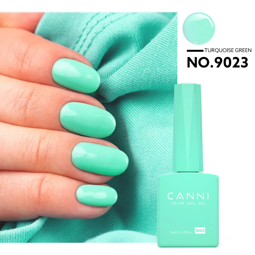 CANNI Schwarzer UV-Gel Nagellack # 9018 9ml Soak-Off LED Nagellack Langanhaltend Hochpigmentiert Hervorragende Deckkraft Nagellack EU-Formel – Detail 16