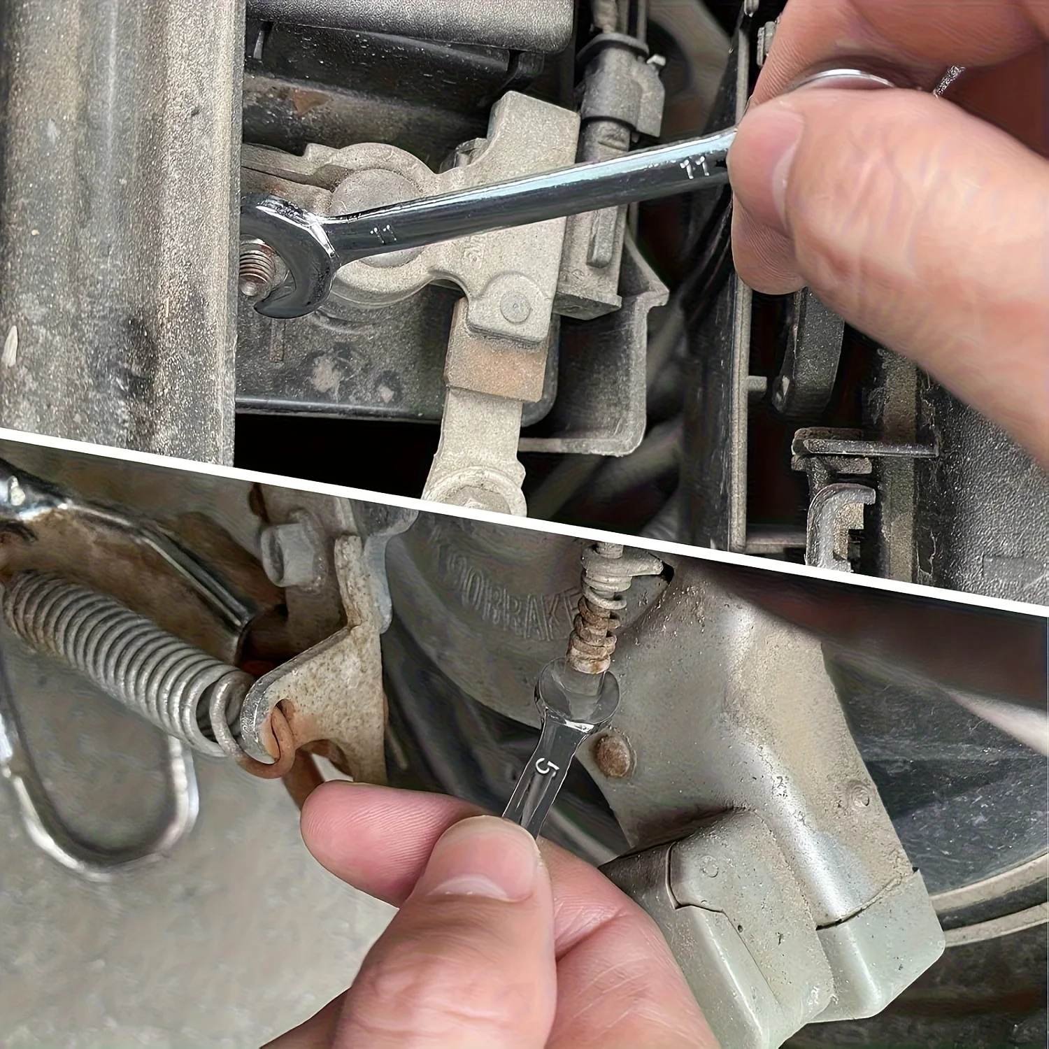 Mini-Doppelnutzungs-Schraubenschlüssel aus Chrom-Vanadium-Stahl 4mm-11mm – Detail 4