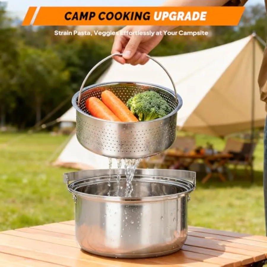 Conjunto de Utensílios de Cozi - Camping Cooking Mess Kit avaliação e preço