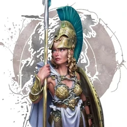 1/10 Scale Wisdom and War Muse Athena Resin Bust Assembled Model Kit Fantasy Collection Miniature Unassembled Unpainted DIY Toys