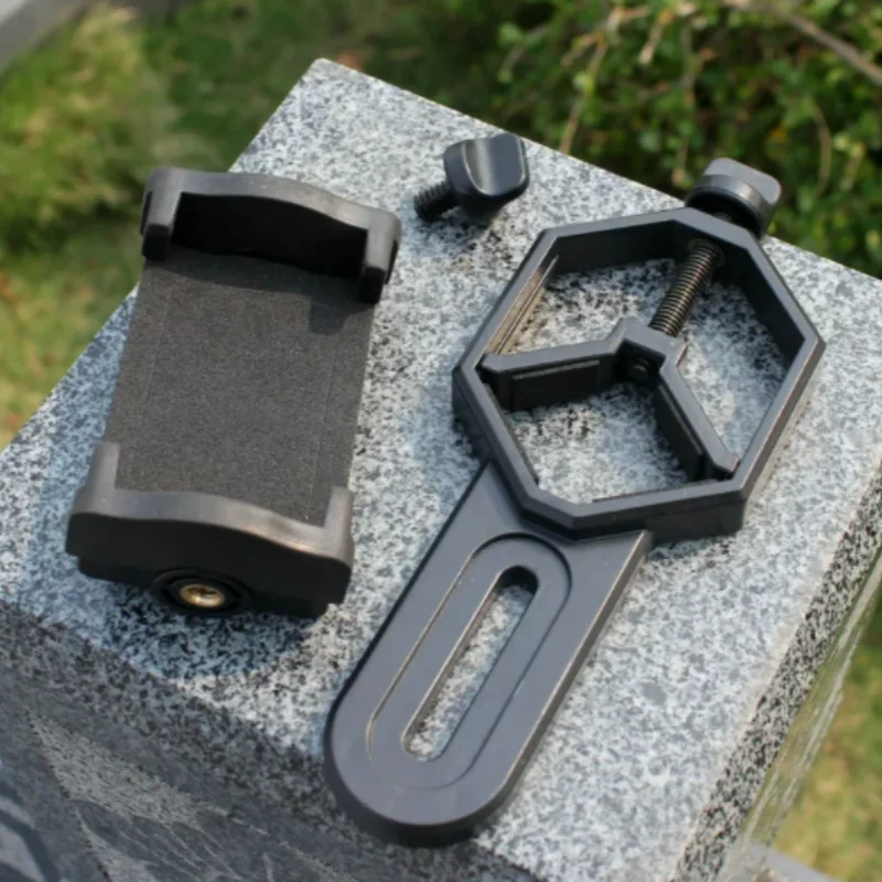 Universal Telescope Phone Mount Adapter Cellphone Photography Clip for Binocular Monocular Astronomical Telescope  Microscope