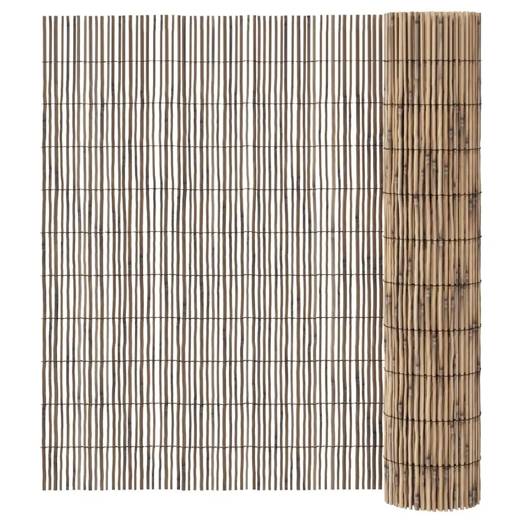 รั้วสวน 157.5x39.4 นิ้วตกแต่ง Reed แผงหน้าจอธรรมชาติรั้วกลางแจ้ง Solution Garden Decor