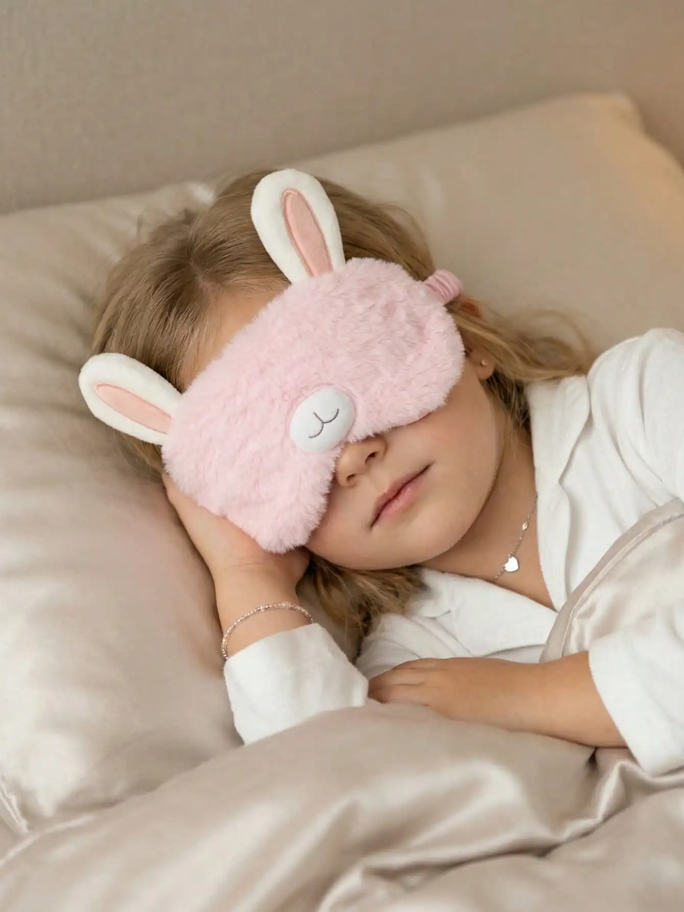 1pc Solid Black Sleep Eye Mask, Light Blocking Eye Cover for 14-16Y Teens, Multifunctional Eye Protection for Nap - view 4