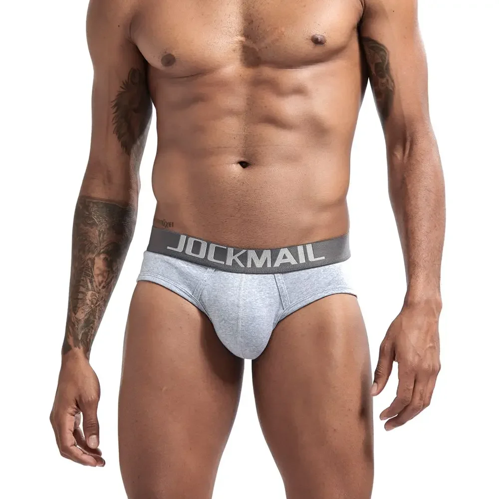 JOCKMAIL high quality Brand Men Underwear Breathable Sexy Mens Briefs Underpants Cotton Comfortable Cueca Male Panties Shorts