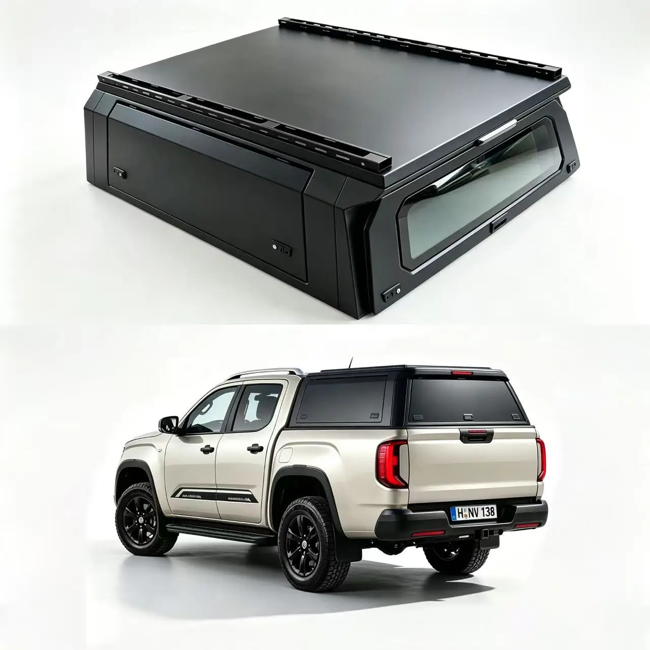 Sturdy Frame Truck Canopy Ute Bed Cap Shell For Volkswagen Amarok Weather Resistant Outdoor Expedition Travel