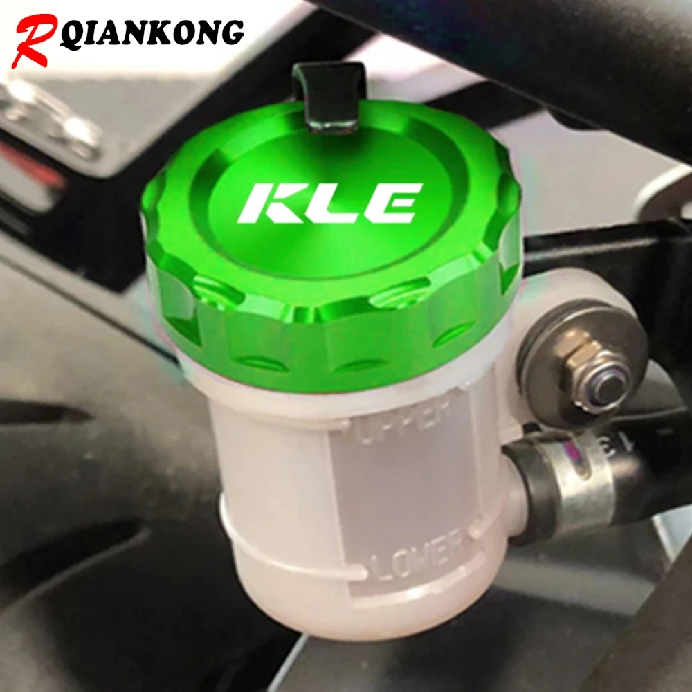 

KLE 500SE Motorcycle For KAWASAKI KLE500 KLE 500 SE 2025 2026 2027 CNC Rear Brake Fluid Reservoir Cover Guard Cap Oil Cup Guard