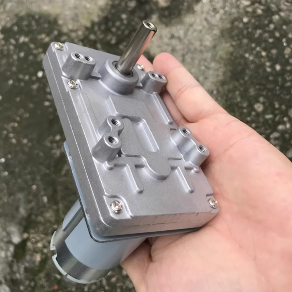 ميتال جير تيار مستمر تخفيض المحرك 12V24V