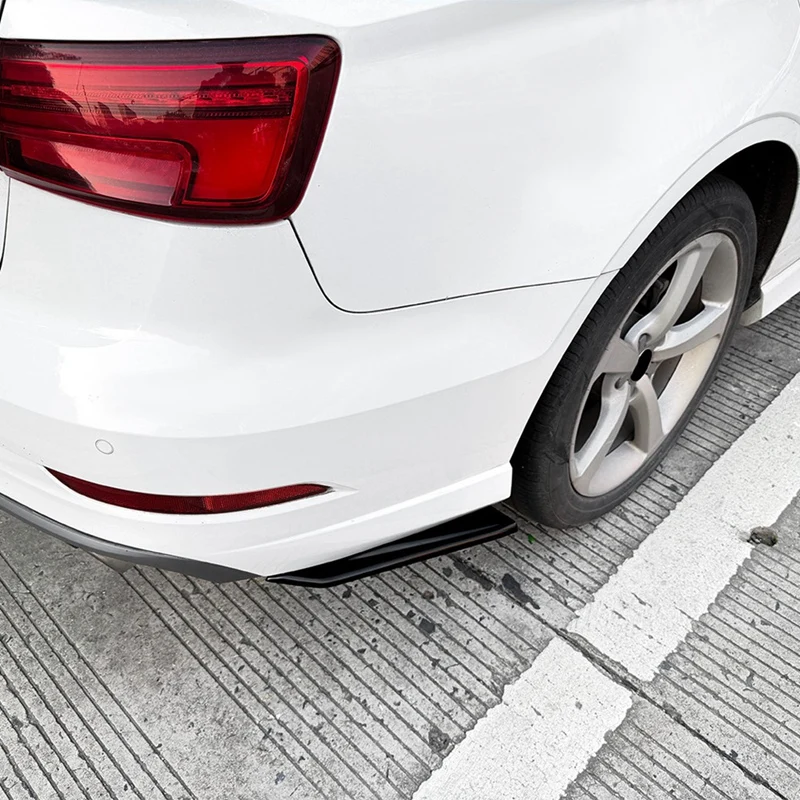 Super Sale Rear Side Splitter for Audi A3 S3 8Y S-Line 2021-2025 Rear Bumper Side Spoiler Splitter Diffuser Accessories