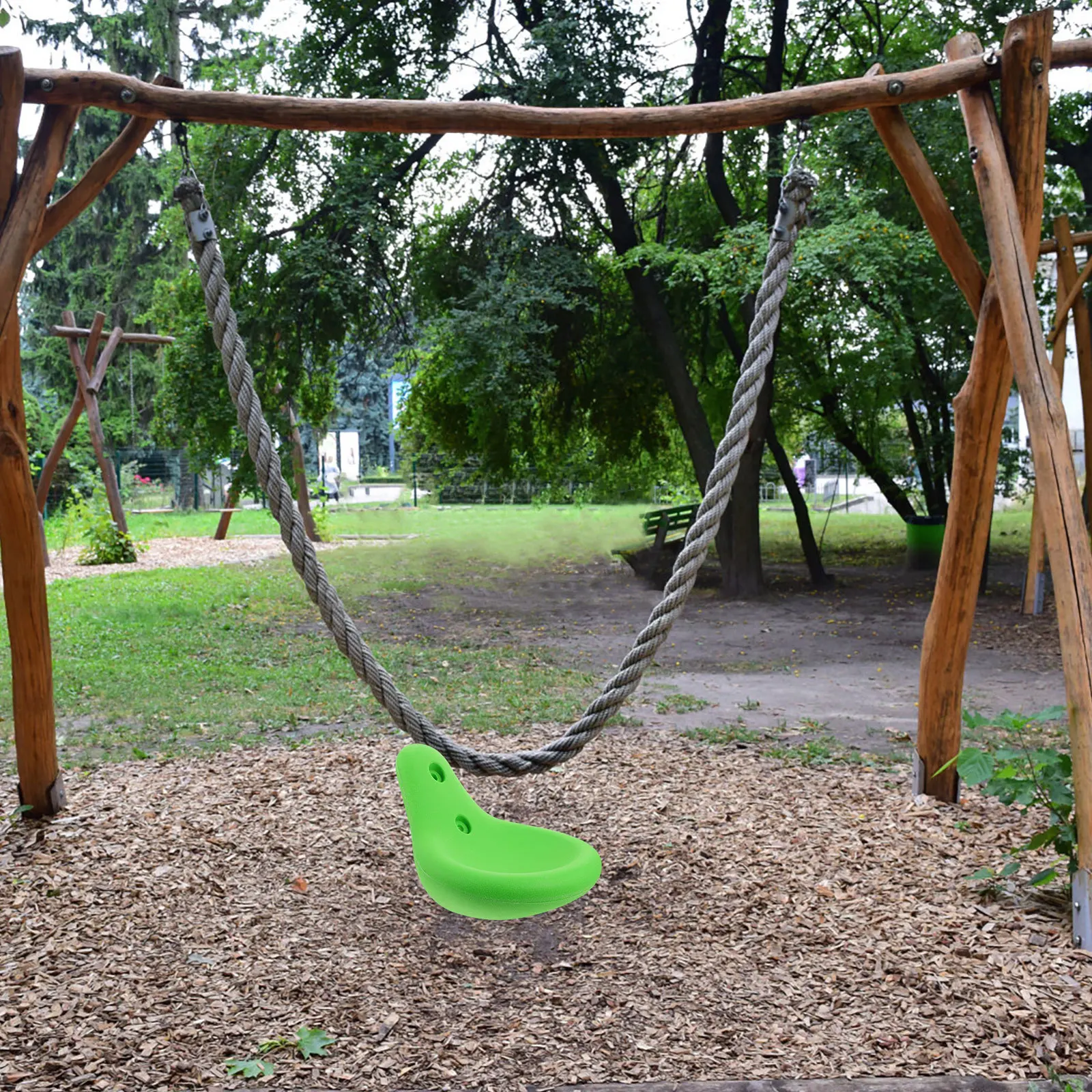 

Durable Child Swing Seat Board Weather Resistant Smooth Edges Quick Setup for Outdoor Play Equipment Garden Toddler Swing Seat