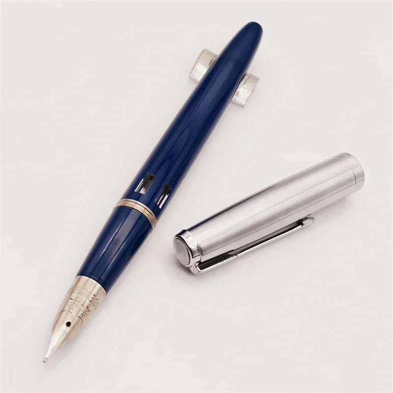 YongSheng 601a Fountain Pens Vacuum Press Piston with Visual Ink Big Window Iridium Wrapped Nib Writing Stationery Ink Pen Gift