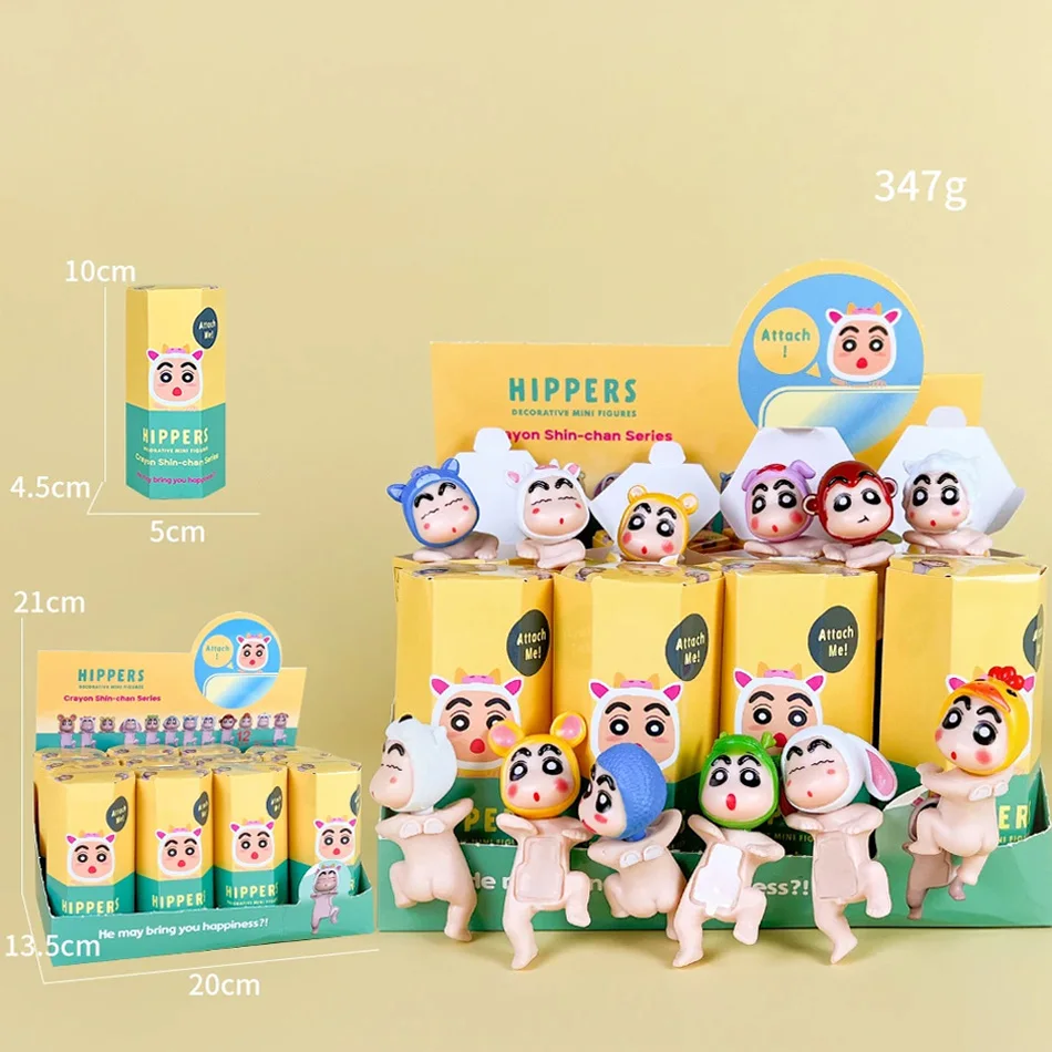 クレヨンしんちゃん アニメ ブラインドボックスセット 可愛い日本の女の子向けおもちゃ バレンタインデーギフト ミステリーフィギュア人形