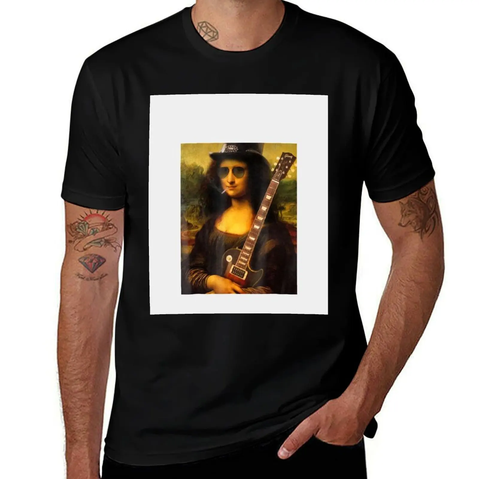 

Mona lisa by Slash T-Shirt graphic t shirt vintage oversized oversize t-shirts man T-shirts man plain t shirts men
