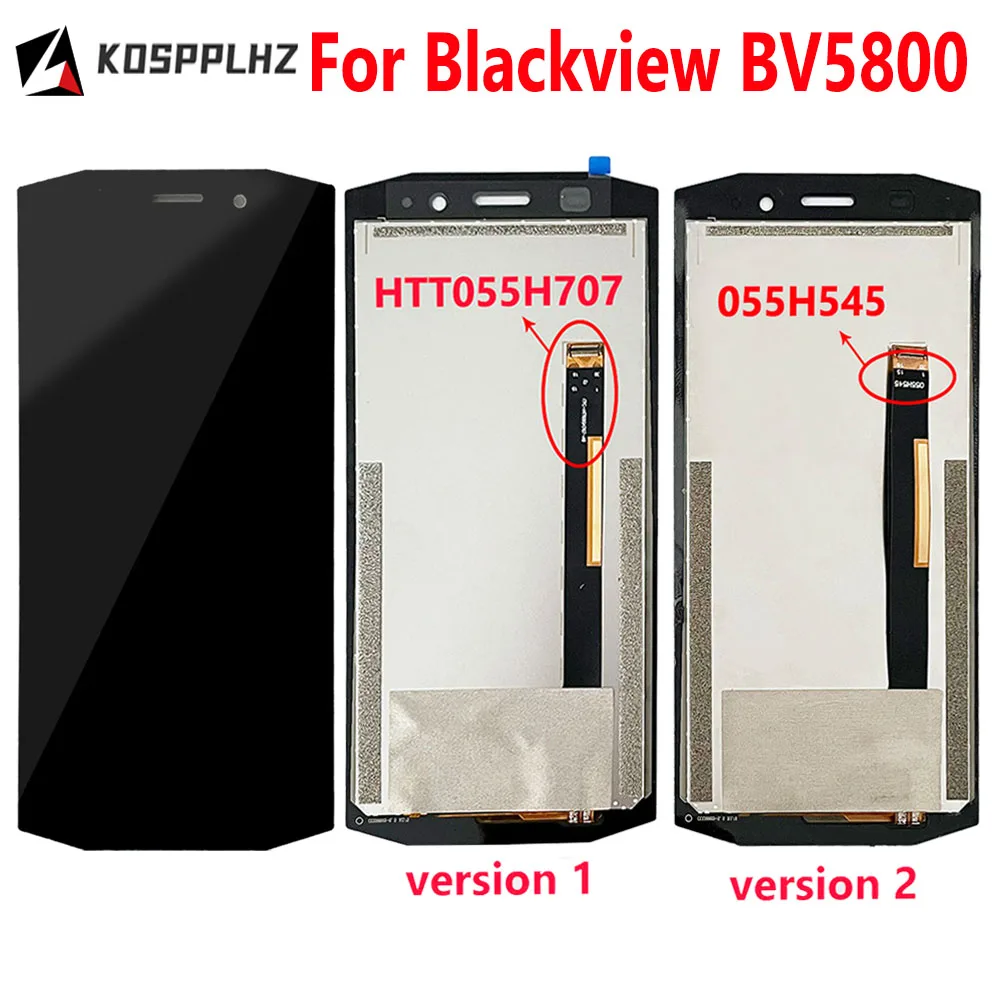 شاشة تعمل باللمس بديلة لـ Blackview ، شاشة LCD ، BV5800 Pro ، BV5800 Mobile ، ملحقات ، جديدة