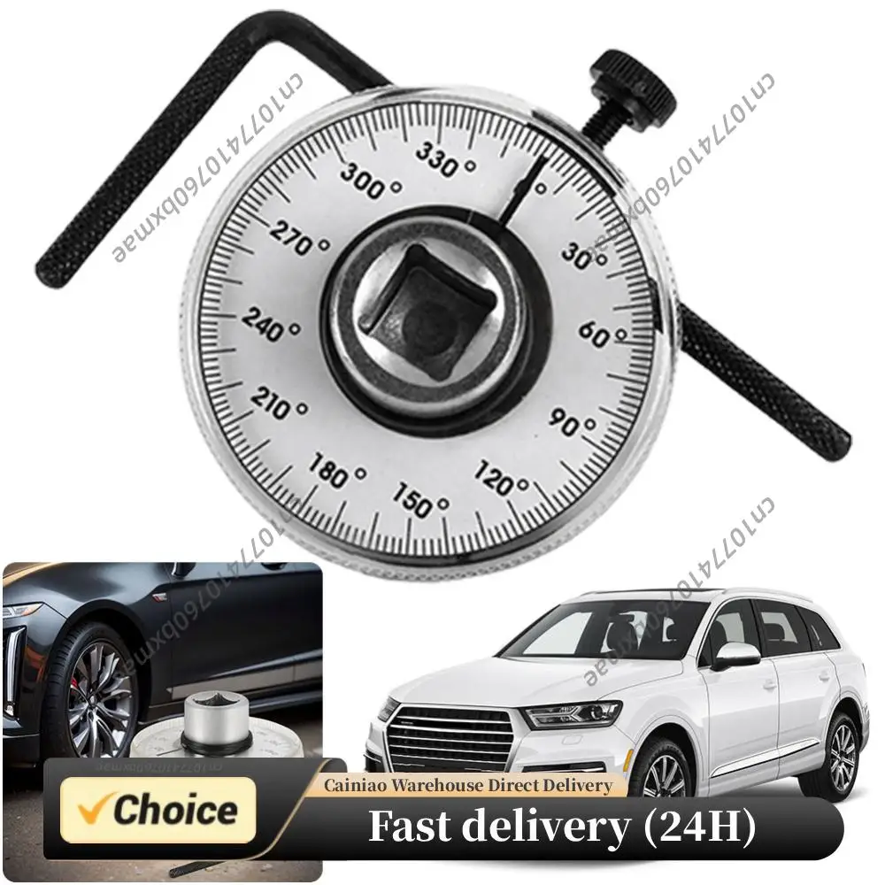 Spanner Torque Meter Dial Long Handle Torque Wrench Angle Torque Gauge Adjustable Angle Measuring Tool Auto Service Equipment