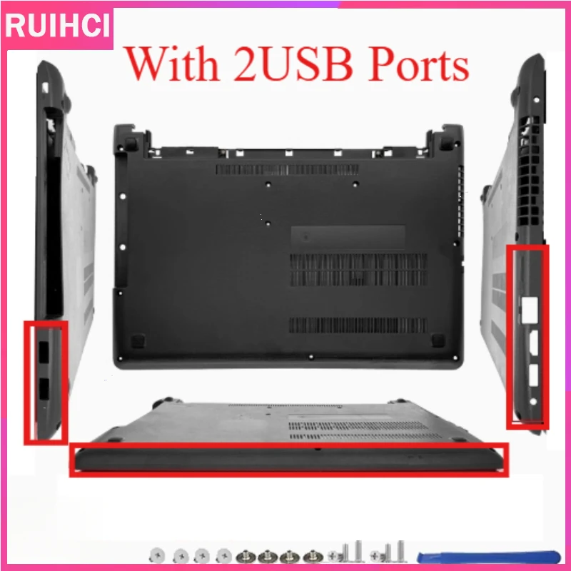 For Ideapad 110-14 110-14ISK Tianyi 310-14 310-14ISK New Laptop LCD Back Cover Front Bezel Palmrest Bottom Case Hinges
