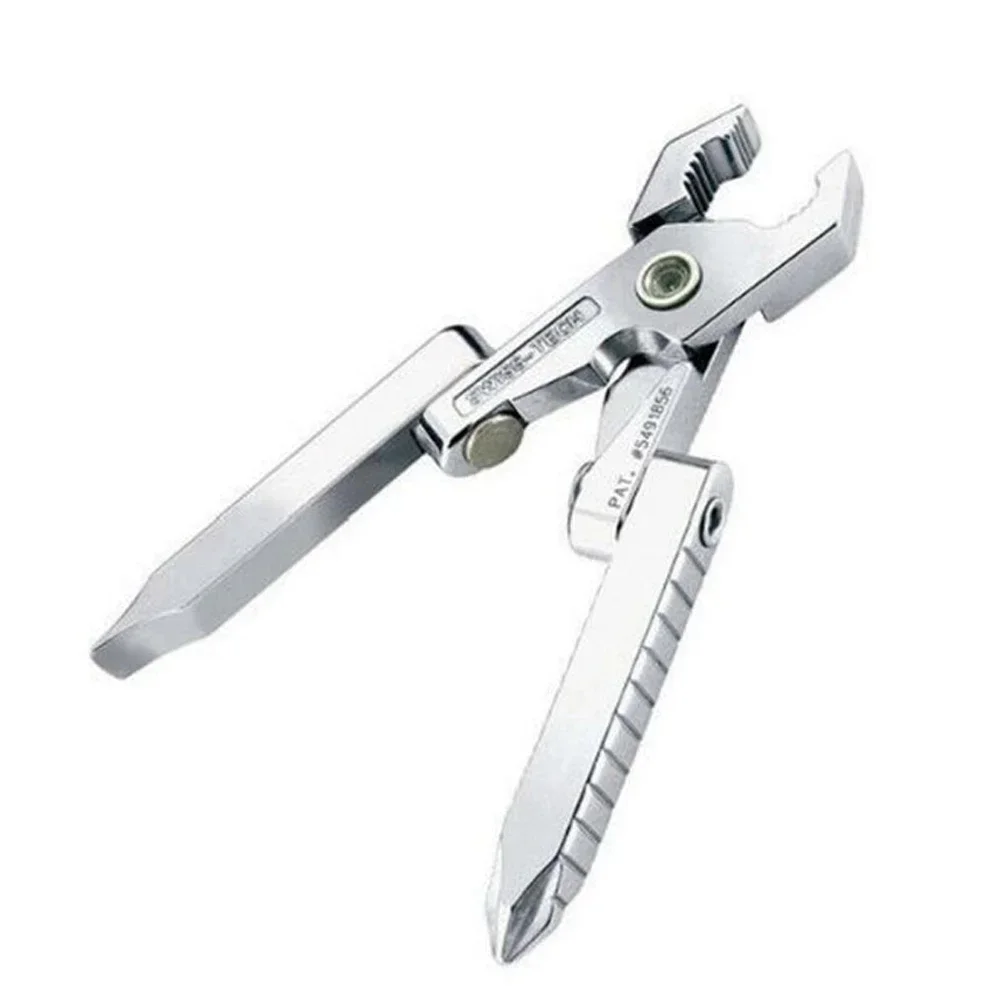 Pocket Multitools Plier Mini Portable Folding Muilti-functional Plier Clamp Keychain Hiking Camping Tool