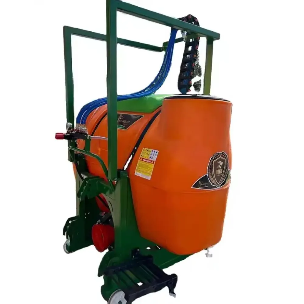 Preparing for shipment of agricultural equipment tractor matching boom sprayer