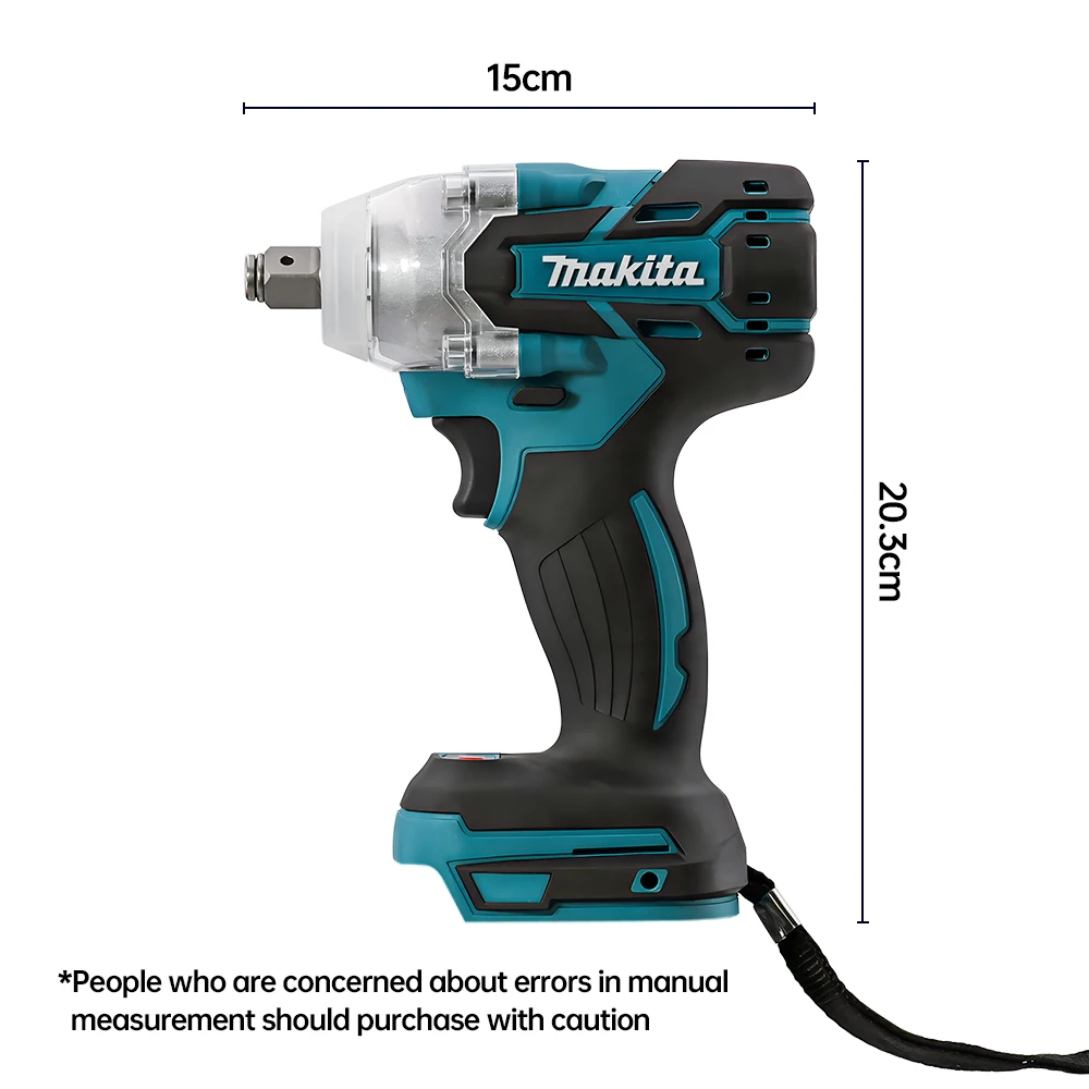 Makita DTW285 borstelloze elektrische slagmoersleutel draadloos 320N.M koppel 1/2' sleutel elektrisch gereedschap compatibel zonder 18V batterij