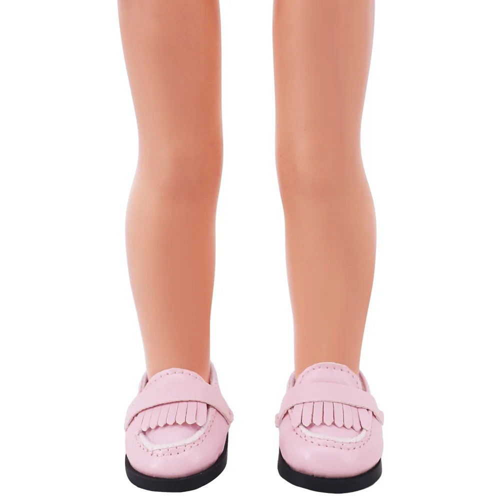 5.5Cm Doll Shoes Blythe Wellie Wisher Tape Shoes For 14.5 Inch Doll&EXO&32-34Cm Paola Reina Doll Accessories Girl's Toys Gift