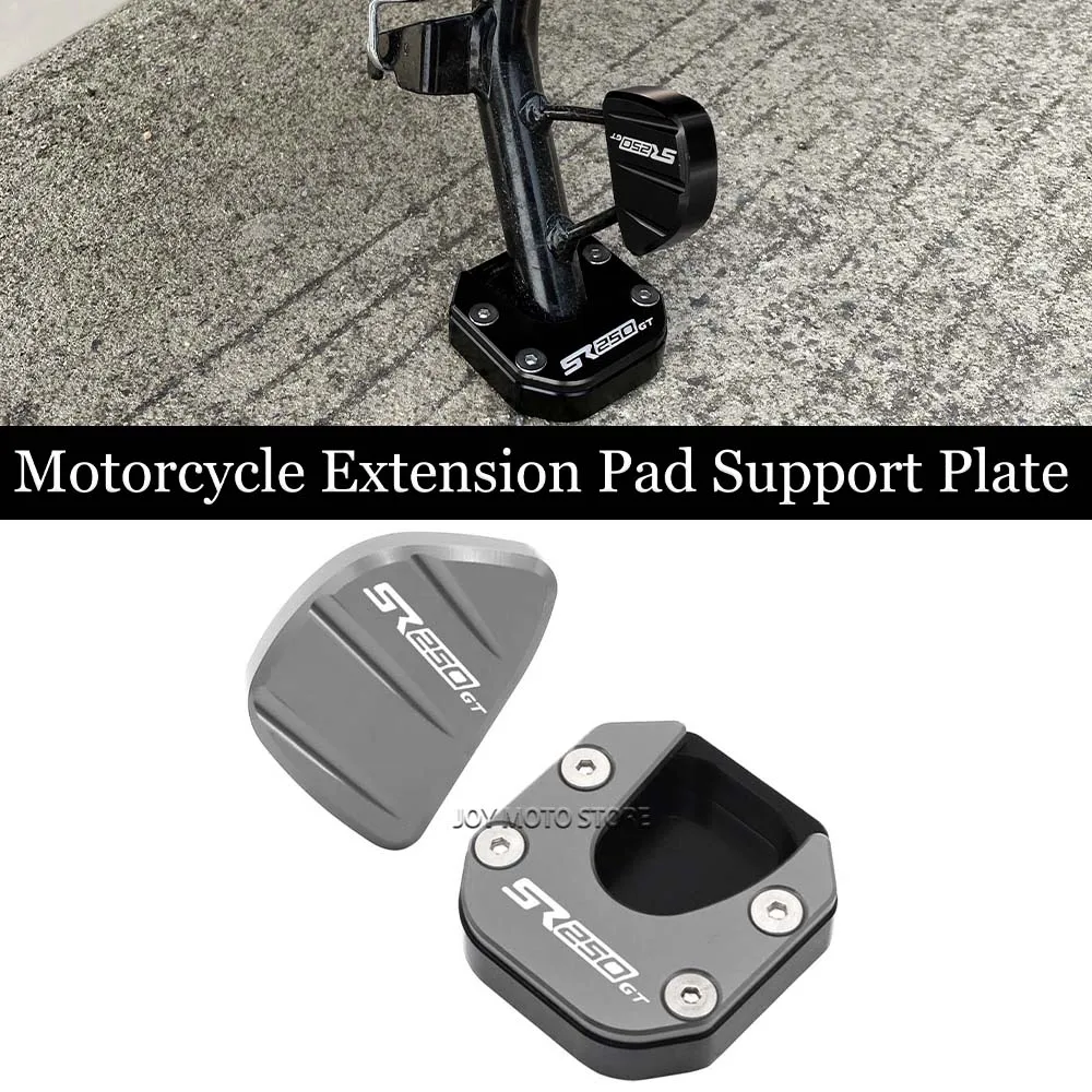 

For Voge voge SR250GT sr250gt Motorcycle Kickstand Foot Side Stand Extension Pad Support Plate