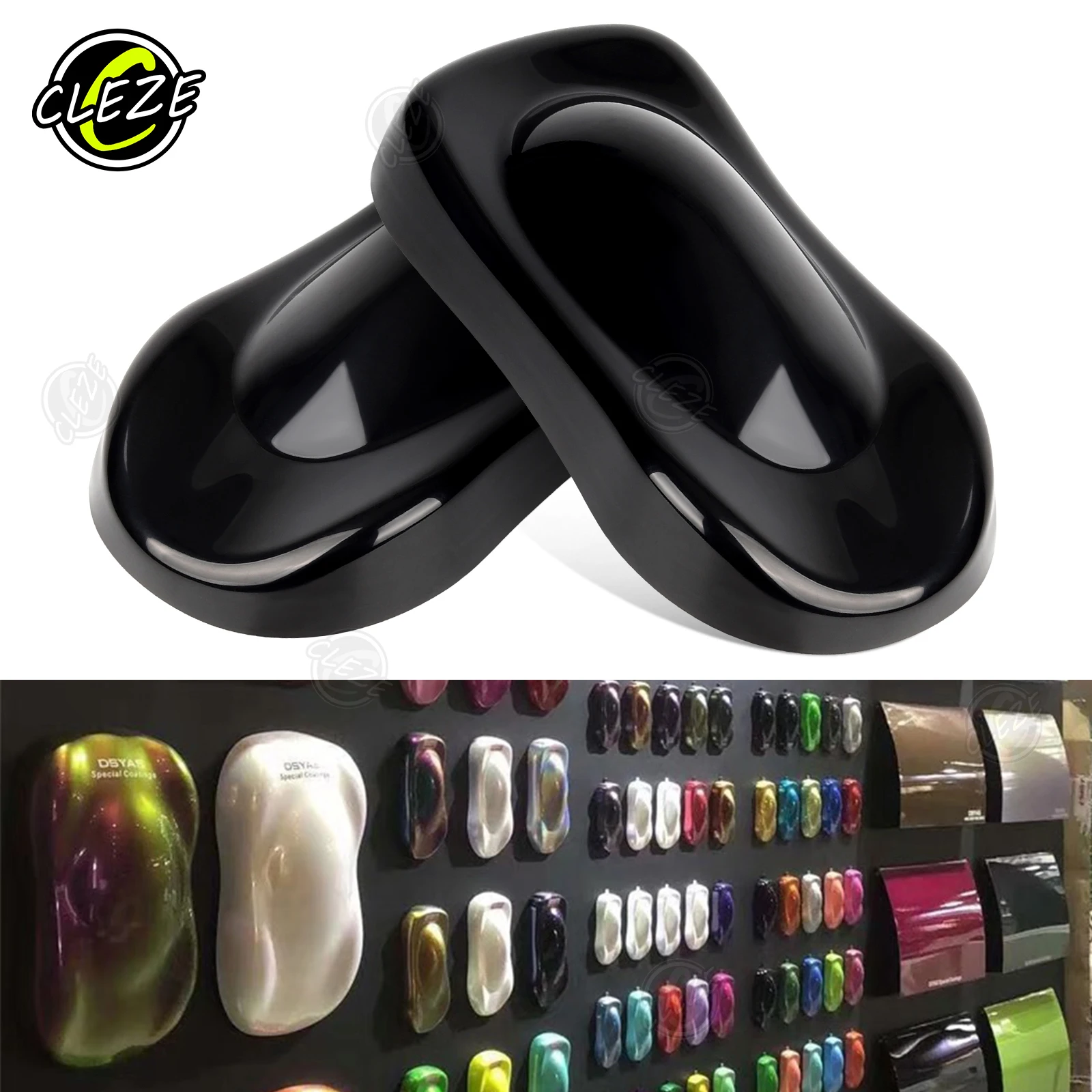 CLEZE 10 PCS Paint Display Sample Model ABS Vinyl Display Model with Hook for Sample Exhibition Display