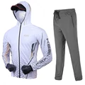 White gray pants