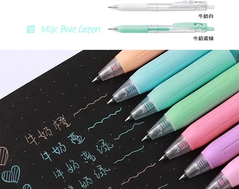 3/5/8 Farbe Zebra Gel Stift Set JJ15 Milch Farbe SARASA Student Writing Unterschrift 0,5mm Kawaii Japanisches Briefpapier zurück zur Schule – Detail 3