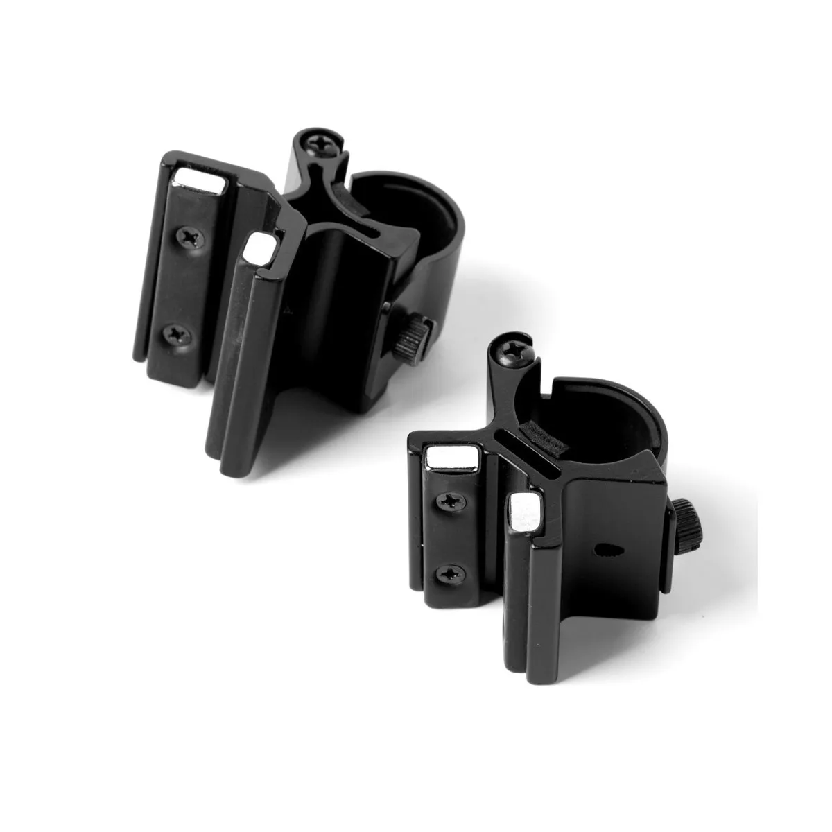 전술 조절식 알루미늄 25.4mm 스코프 플래시라이트 마운트 자석 사냥용 토치 경량 휴대용 야외 액세서리 홀더