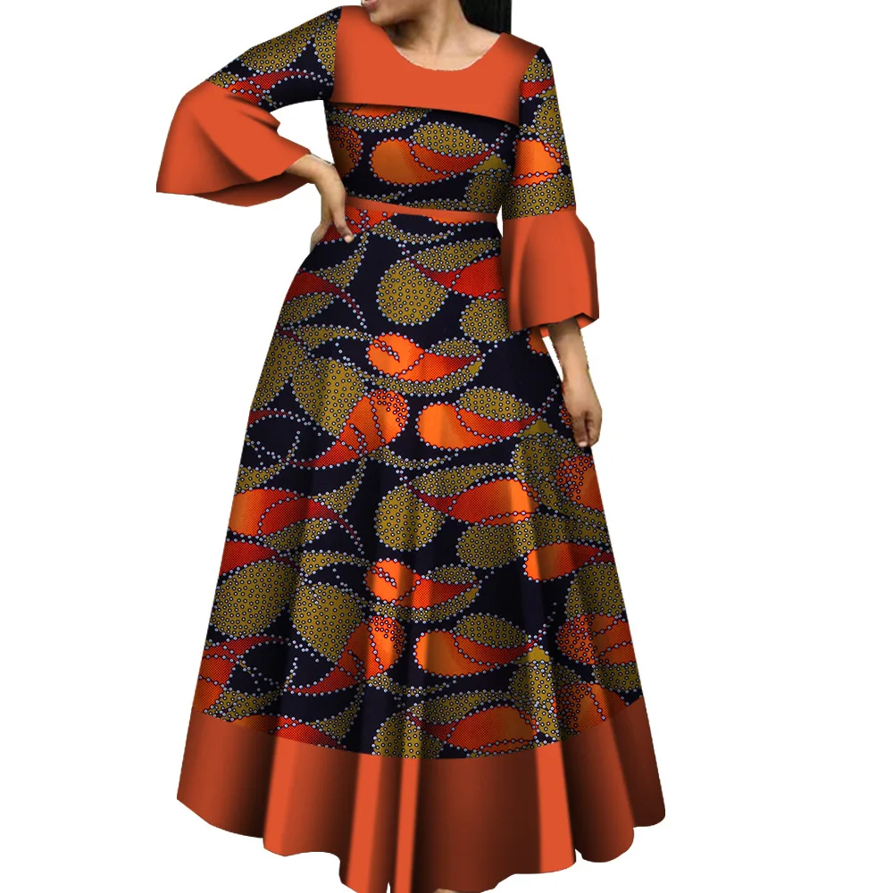

Plus Size Evening Dresses for Women African Luxury Cotton Gown Elegant Turkey Wedding Party Long Dress Ankara Ladies Clothing