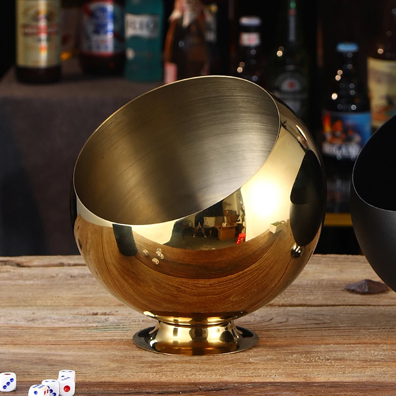 

Stainless Steel Tabletop Trash Can - Creative Ashtray & Fruit Peel Storage Bin for Billiard Hall, Bar and KTV