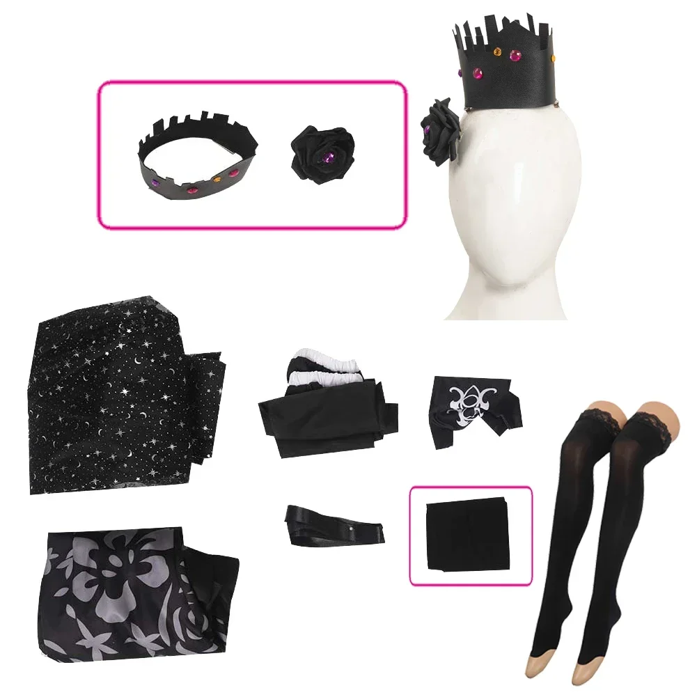 Disfraz de personaje de Anime para adultos y mujeres, juego maestro, Detective, archivos, código de lluvia, disfraz de muerte, fantasía, Cosplay, Roleplay, trajes