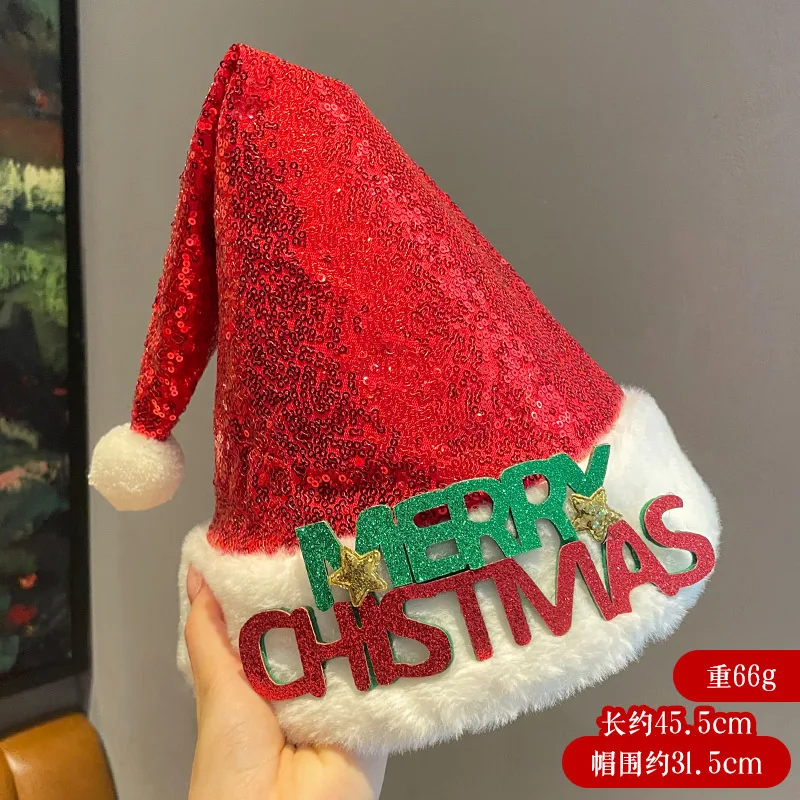 1pcs Christmas Cute Deer Little Red Hat Party Party Funny Headdress Photo Props Atmosphere Decoration Ornaments