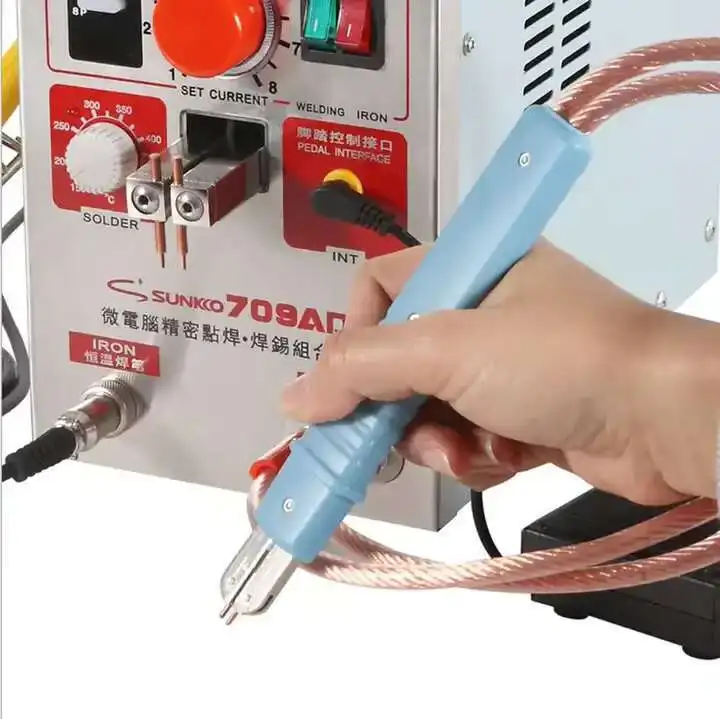 

SUNKKO HB-71A Battery Welding Pen Y Type Interface Compatible With S709A S719A Spot Welder Hine For DIY Production